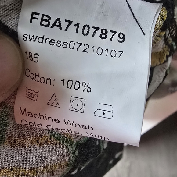 ​Beautiful Bohemian Floral Maxi Dress Large Cotton Garden Party Cochella Summer - Picture 5 of 7